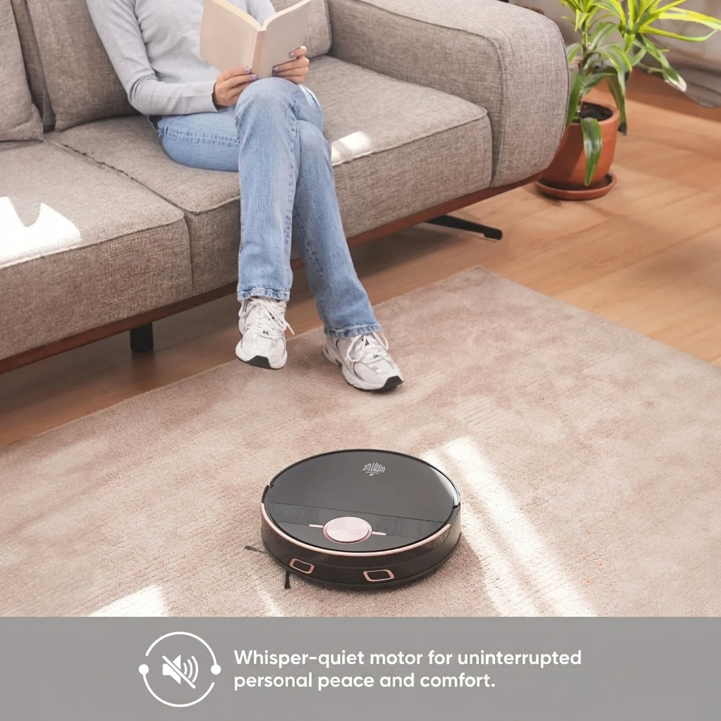 Karaca Vantuz Off-Road Premium 3-in-1 Automatic Dust Container Talking Robot Vacuum Cleaner 950W, 153.09.01.1018