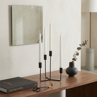 Karaca Home Siela 4-Piece Candlestick Set