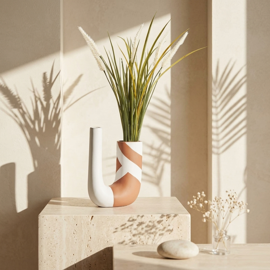 Karaca Home Simple Elegance Decorative Vase 20 cm, 300.22.02.0502