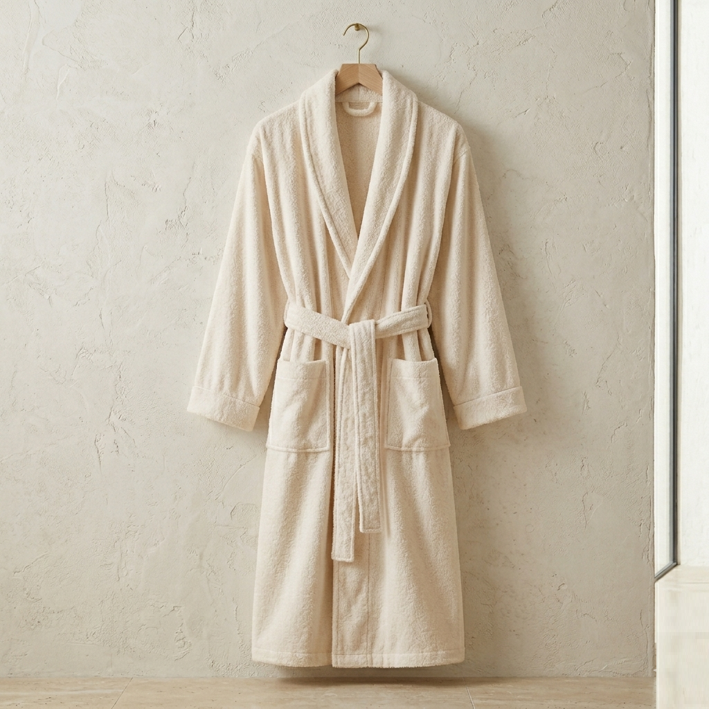 Karaca Home Pure Soft Ecru L/XL Bathrobe,  200.05.01.0324