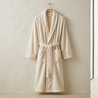 Karaca Home Pure Soft Ecru L/XL Bathrobe,  200.05.01.0324