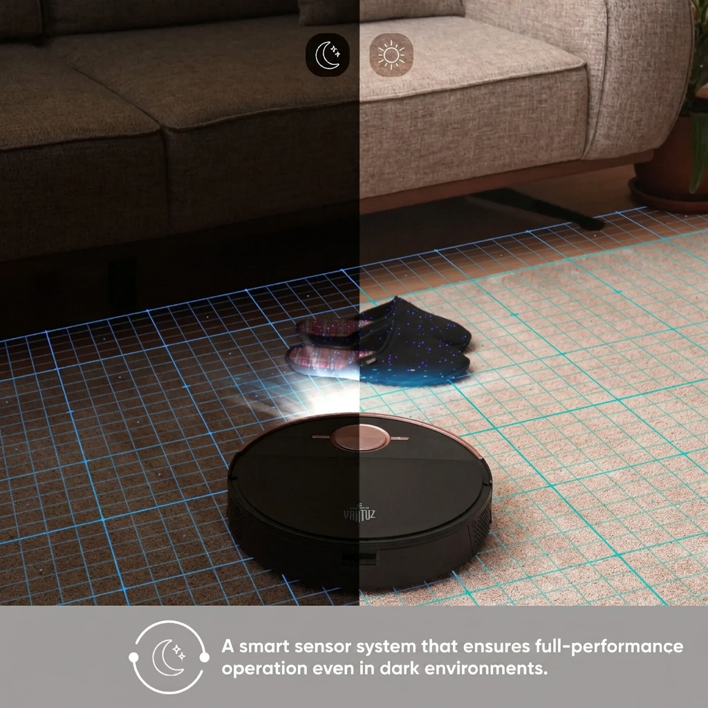 Karaca Vantuz Off-Road Premium 3-in-1 Automatic Dust Container Talking Robot Vacuum Cleaner 950W, 153.09.01.1018