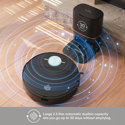 Karaca Vantuz Off-Road Premium 3-in-1 Automatic Dust Container Talking Robot Vacuum Cleaner 950W, 153.09.01.1018