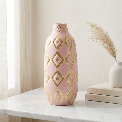 Karaca Home Joyful Pink Vase 30 cm, 300.22.02.0035
