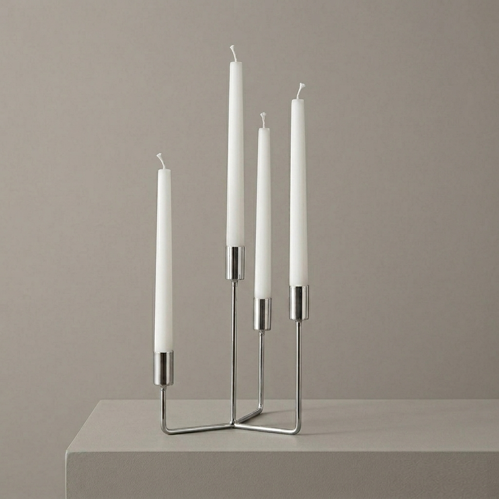 Karaca Home Siela 4-Piece Candlestick Set