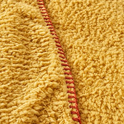 Karaca Home Faye Double Sherpa Blanket 200 × 220 cm – Mustard, 200.18.01.0798
