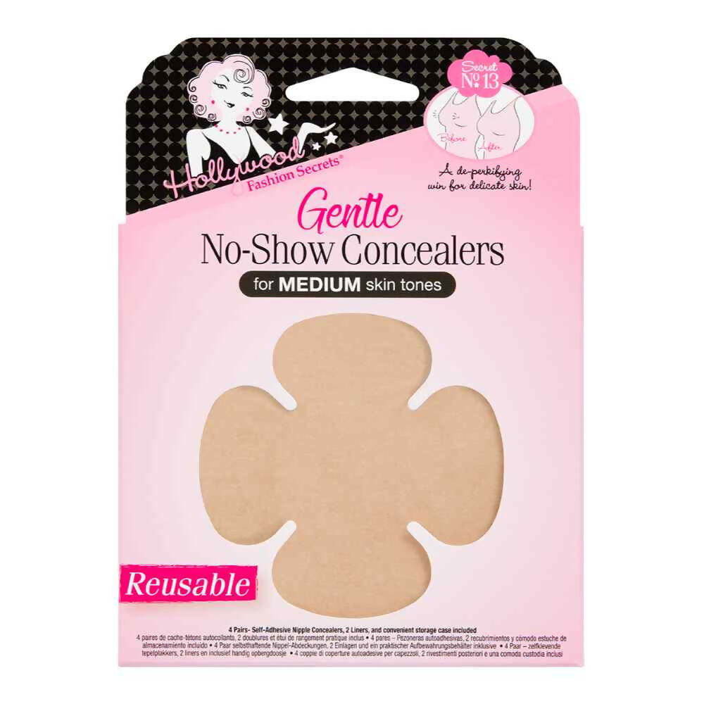 HOLLYWOOD F SECRETS Gentle NoShow Concealers Reusable MEDIUM