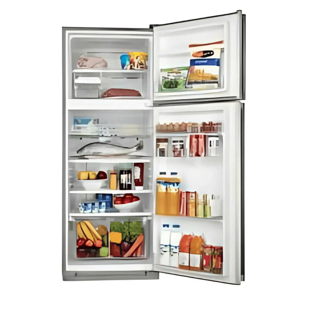 Sharp Fridge Top Mount, 2 Doors - HxWxD: 167x70x72cm - [Black], SHP-SJ58CBK
