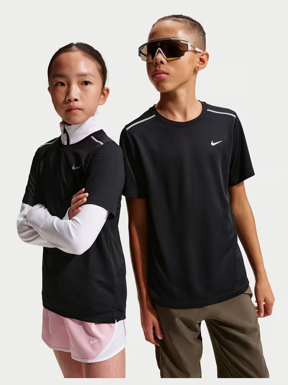 NIKE K NK DF MILER SS TOP