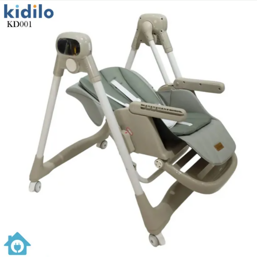 Kidilo KD001 Baby Electric Feeding Chair & Swing – Multifunctional Comfort with Music
