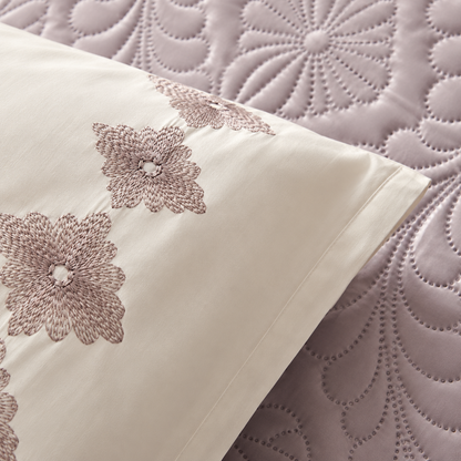 Karaca Home Glory Double 7-Piece 100% Cotton Duet Set, 8680214364888