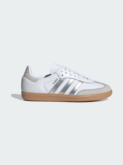 ADIDAS SAMBA OG W FTWWHT/SILVMT/GREONE