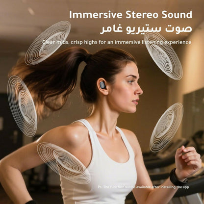 UGREEN Dots TWS Wireless Earbuds: BT 6.0, 35H Battery, 10mm Drivers, ENC HD Calls, IPX5 Waterproof - WS220 75628