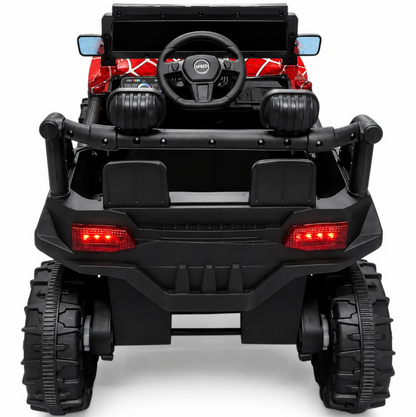 Jeep Wrangler Spider Edition Kids Ride-On Car – 12V Battery, 4 Motors, LED Lights & Music