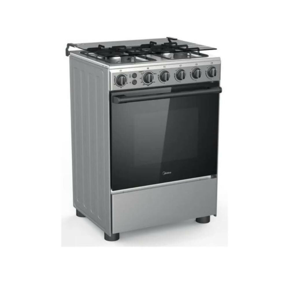 Midea 60cm Freestanding Gas Cooker [Stainless Steel], 24BMG4G058