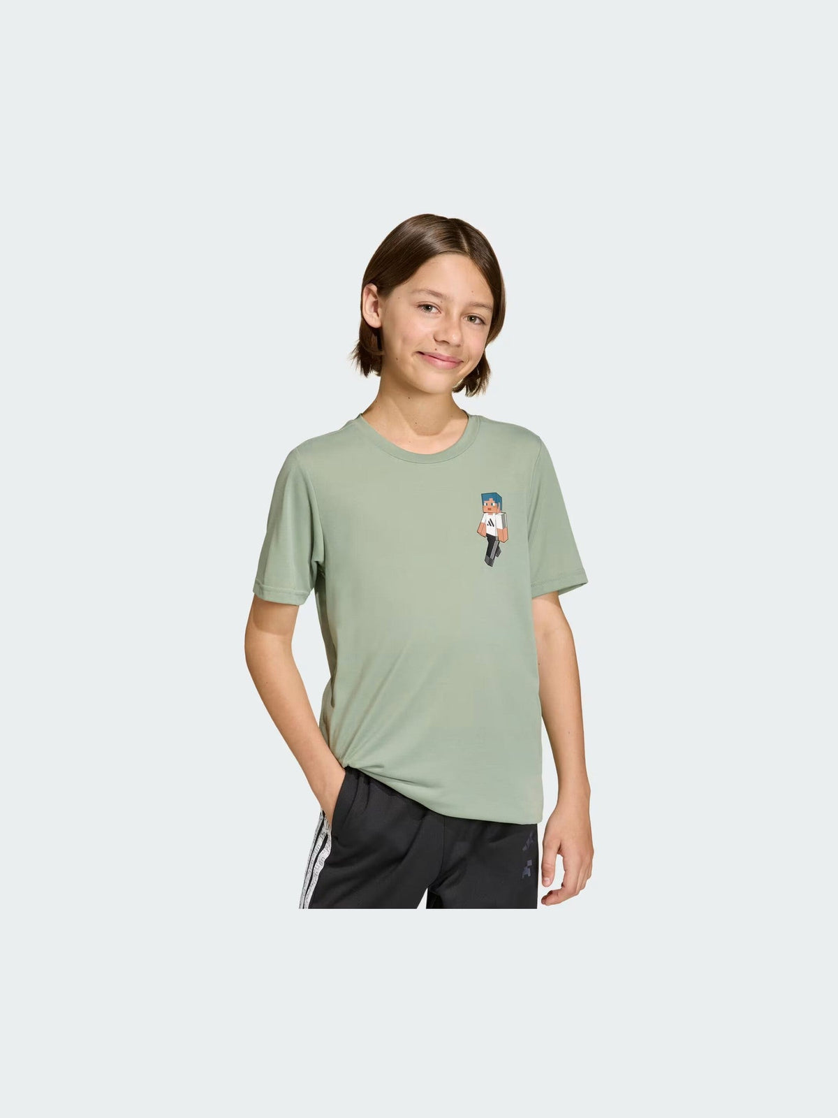 ADIDAS J MC TR TEE SILGRN