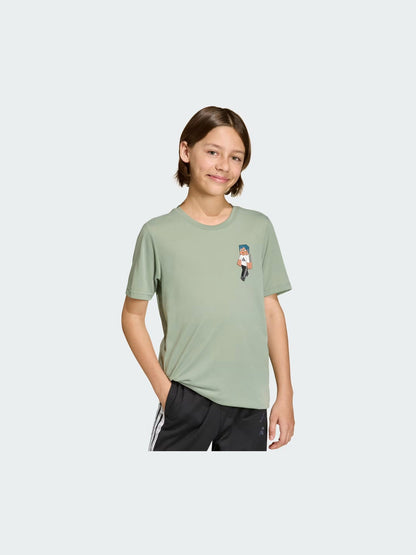 ADIDAS J MC TR TEE SILGRN
