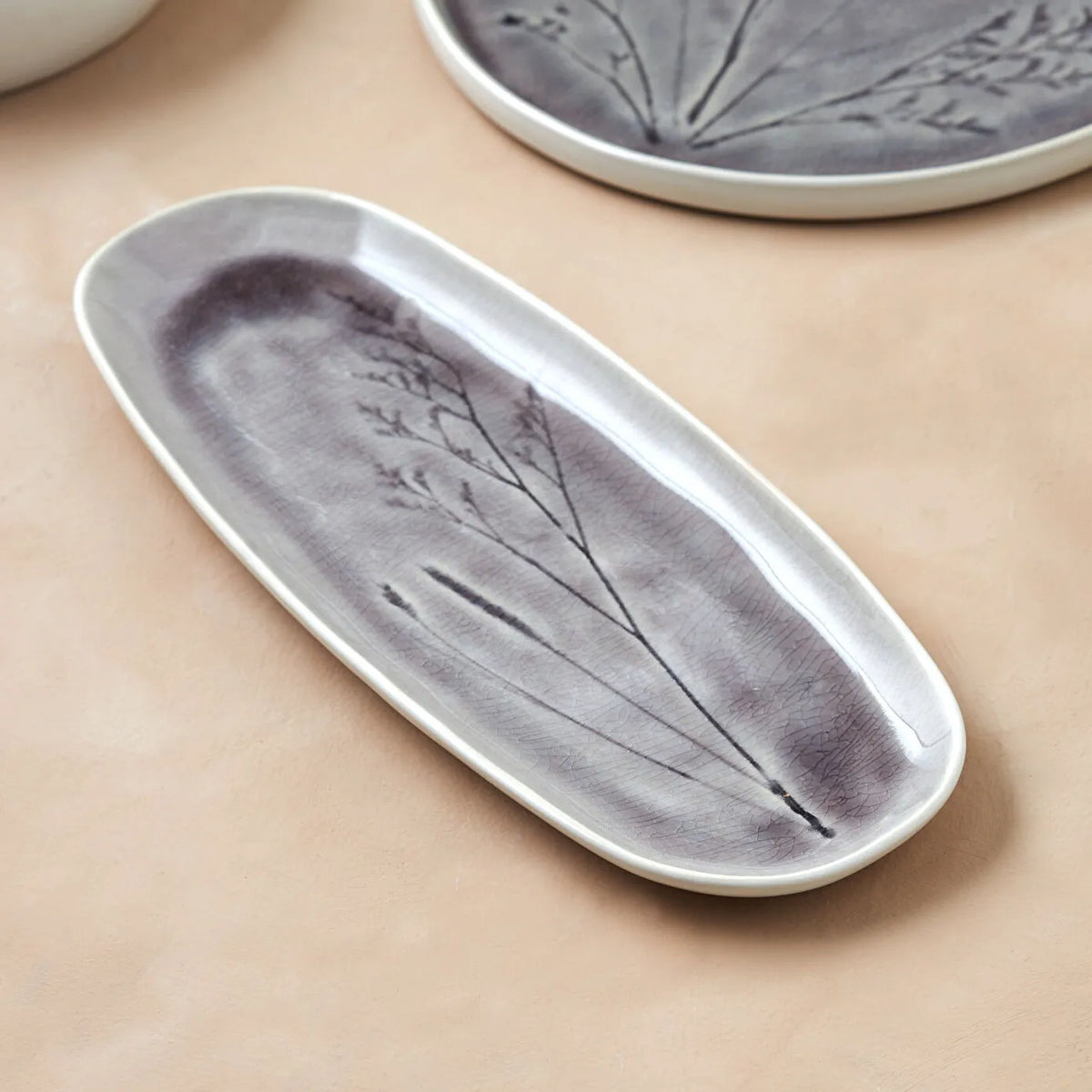 Karaca Fleurs Small Boat Plate 30 cm, 153.03.08.3021