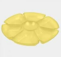 Serving Plate PP Chip and Dip, Available in Many Colors