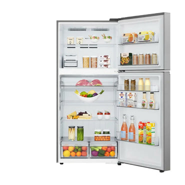 LG Fridge Top Mount 29CFT, Linear Compressor, Hygiene Fresh - [Silver], GRB-862BVLB