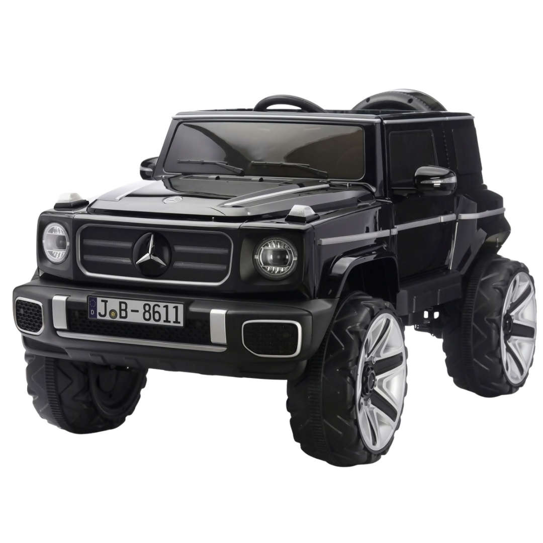 Kids Electric Car – 12V Battery, 4 Motors, Leather Seat, Rubber Tires & Remote Control (Ages 3–8)