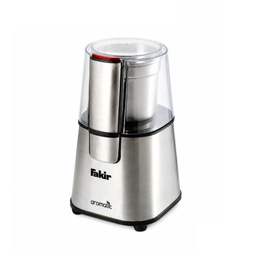 Fakir Coffee Grinder Aromatic 60g – Stainless Steel Body and Blade, Safety Transparent Cover, FKR-41001921