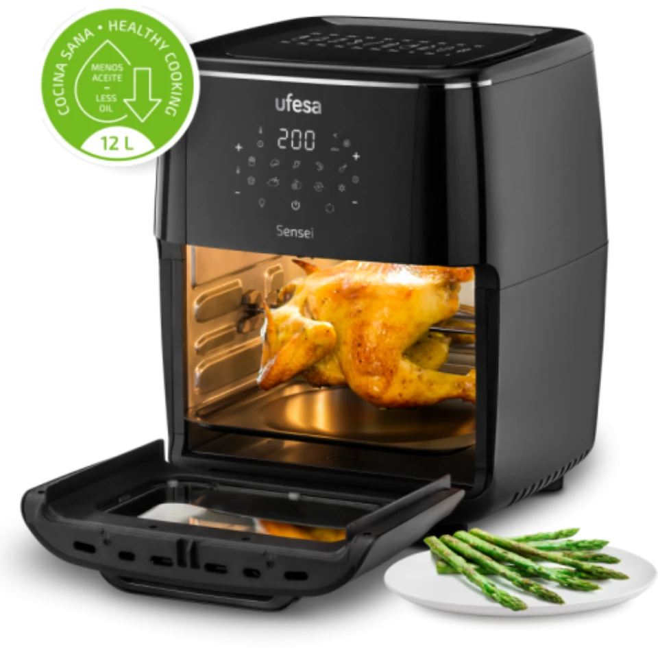 Ufesa, Sensei Air Fryer, 1700W Capacity 12 L