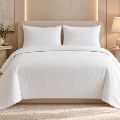 Karaca Home Vinas 100% Cotton Double Duvet Cover Set – White, 200.22.02.0093