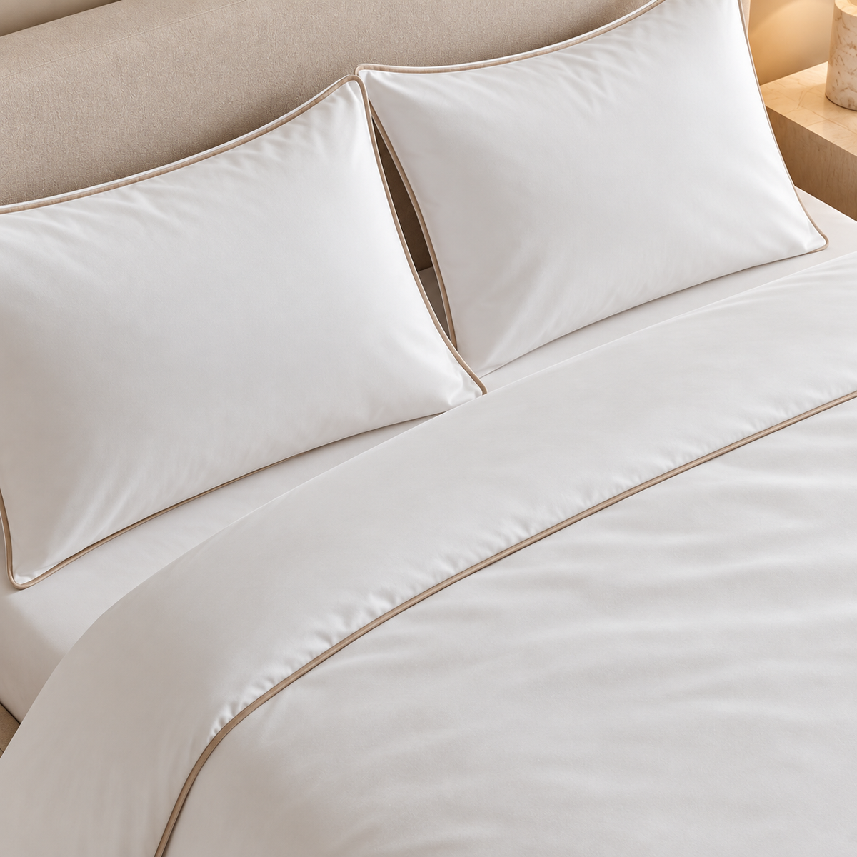 Karaca Home Vinas 100% Cotton Double Duvet Cover Set – White, 200.22.02.0093