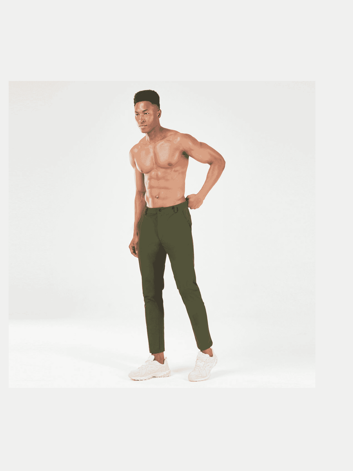 SQUATWOLF STATEMENT RIBBED SMART PANTS