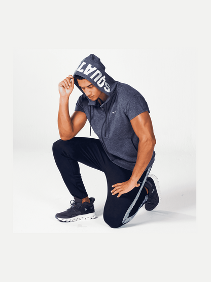 SQUATWOLF HUSTLE CUT OFF HOODIE