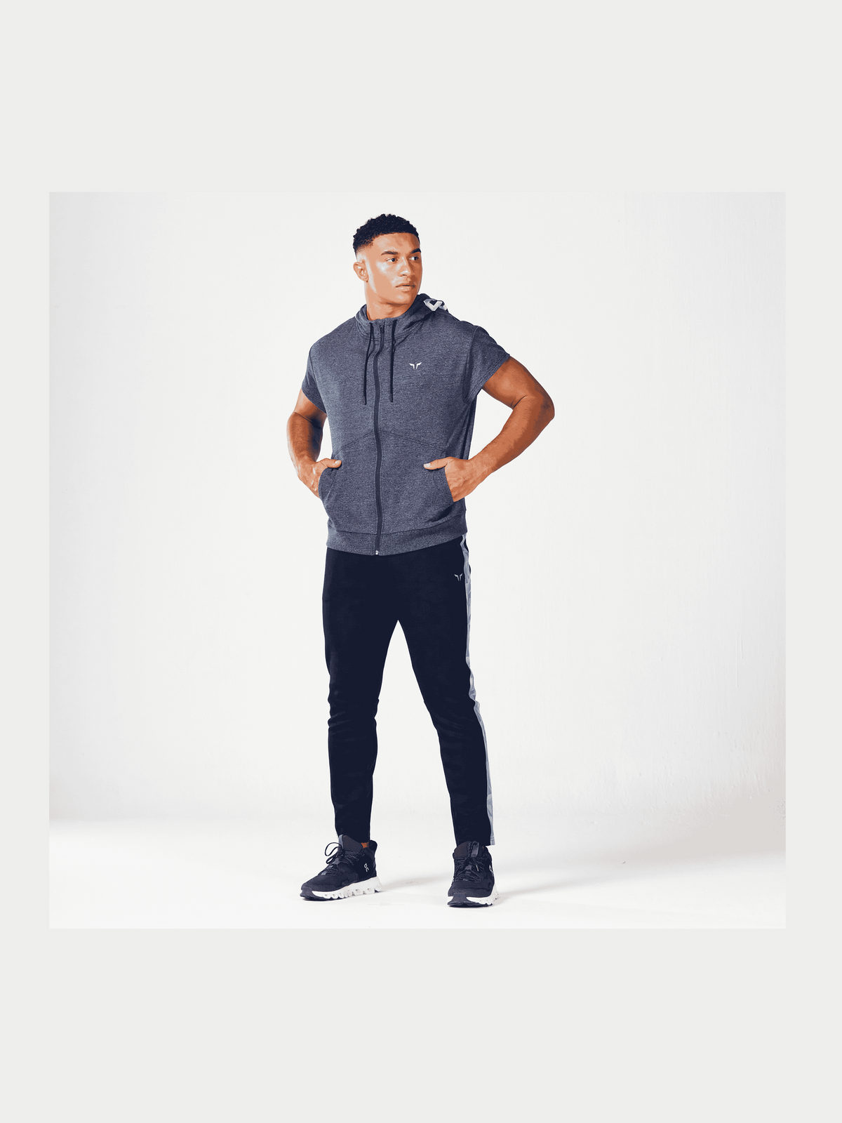 SQUATWOLF HUSTLE CUT OFF HOODIE