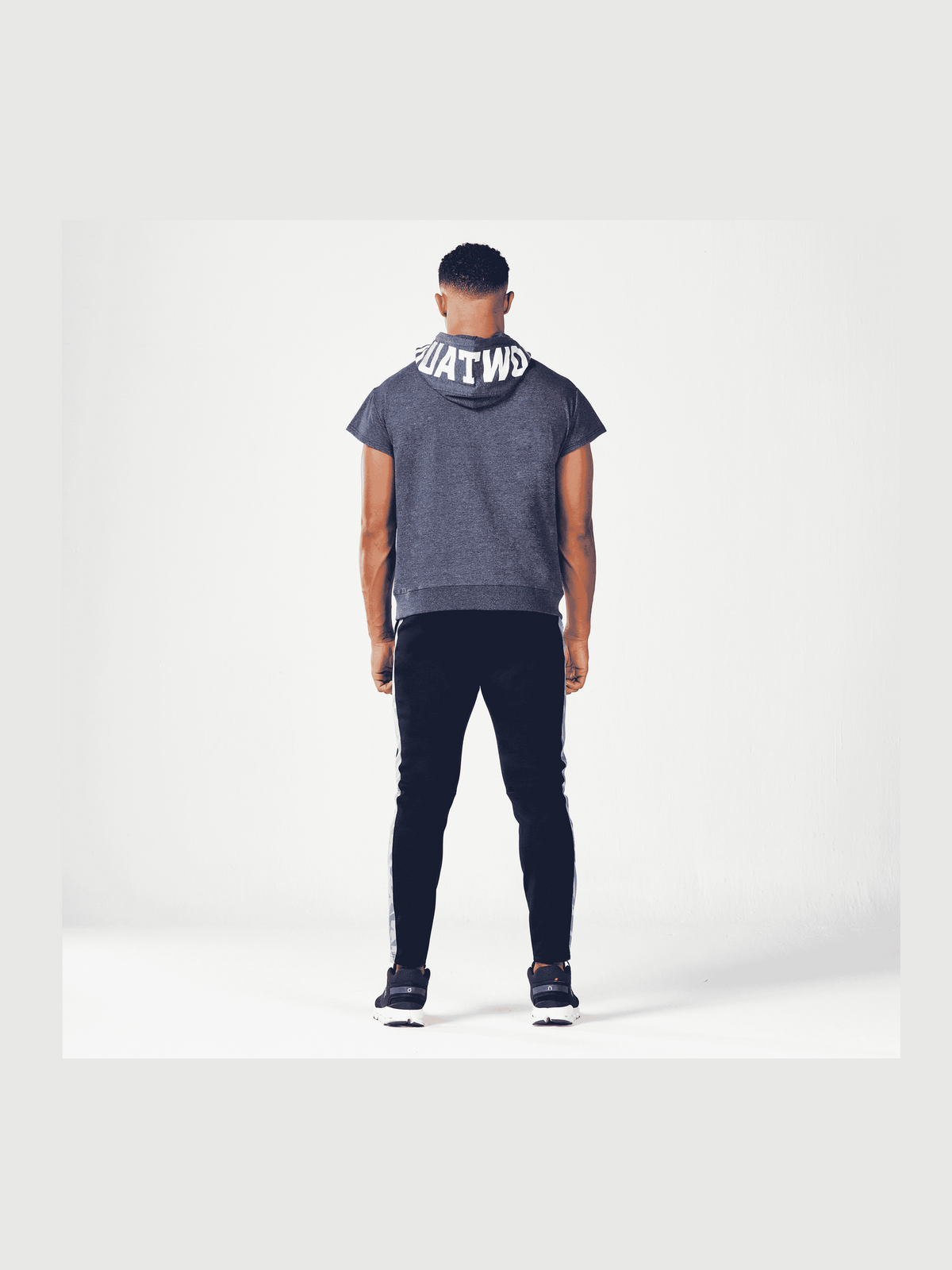 SQUATWOLF HUSTLE CUT OFF HOODIE