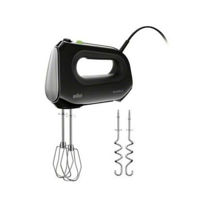Braun Multimix 2 Hand Mixer [Beaters - Dough Hooks - Acccessory Bag] - Black, HM2110BK