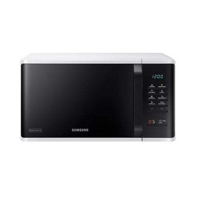 Samsung, 23L Microwave with Quick Defrost, White - 1150W MS23K3513AW