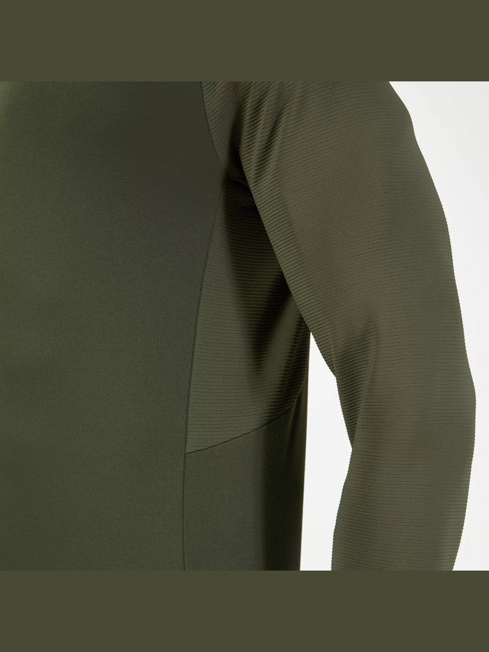 SQUATWOLF STATEMENT RIBBED LONG SLEEVES TEE