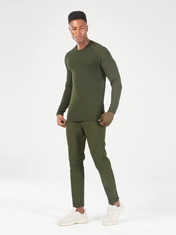 SQUATWOLF STATEMENT RIBBED LONG SLEEVES TEE
