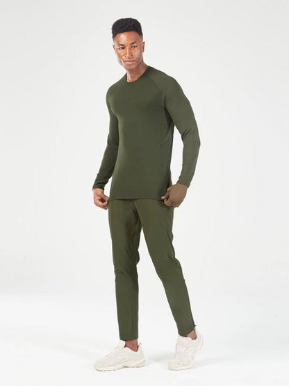 SQUATWOLF STATEMENT RIBBED LONG SLEEVES TEE