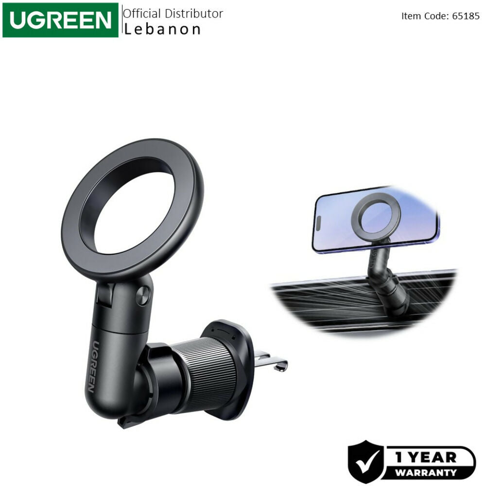 UGREEN MagSafe Car Phone Mount 2.5KG Strong Hold, 360° Adjustable Air Vent Mount, Double Metal Hook Stable Design - LP923 65185