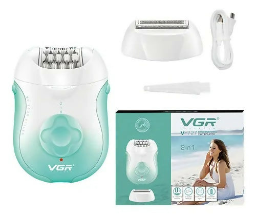 VGR V-727 2-in-1 Epilator & Lady Shaver
