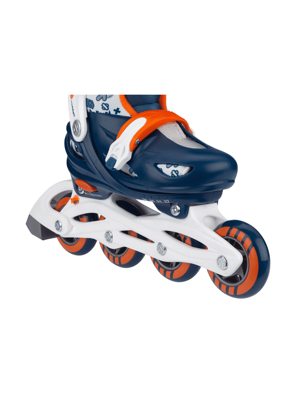 NIJDAM INLINE SKATES ADJUSTABLE - TRAFFIC RACER