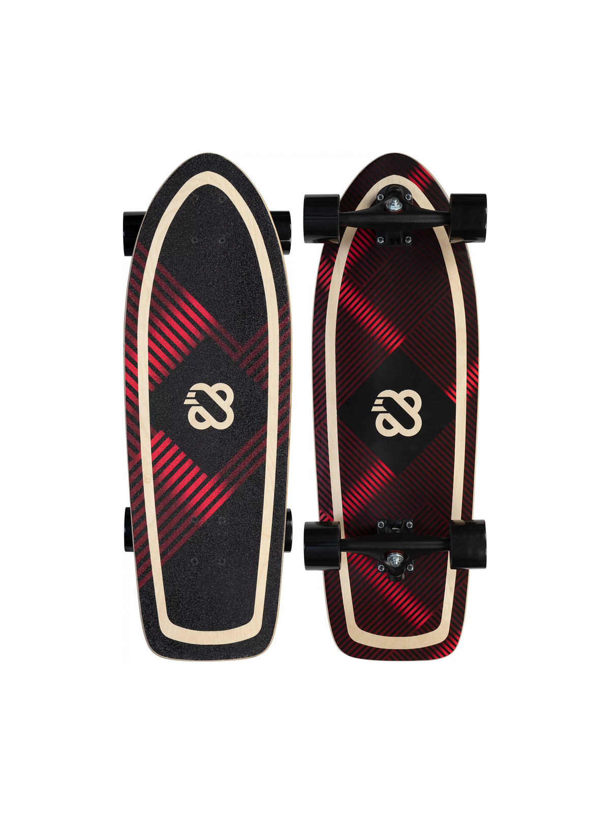 NIJDAM CRUISER LONGBOARD KICK TAIL 32" - WICKER WEAVER