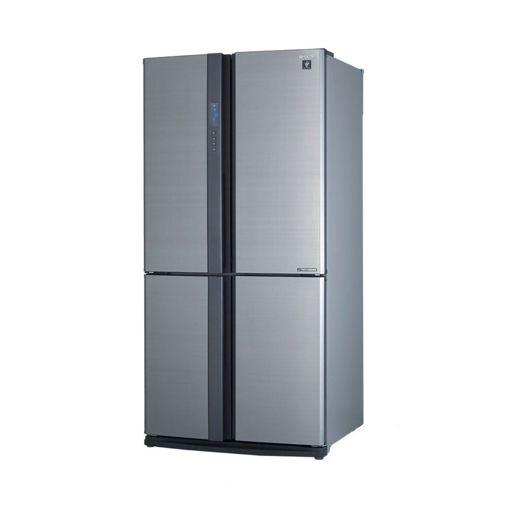 Sharp Fridge J-Tech Inverter, Double French Series, 4 Doors [Stainless Steel] - HxWxD: 184x90x77cm, SHP-SJFE87VSS