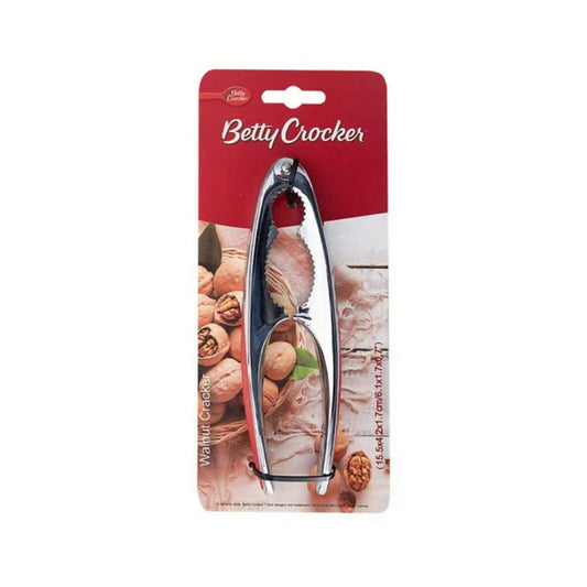 Betty Crocker Stainless Steel Walnut Cracker, High-Quality Materials, Easy To Clean, BC4116