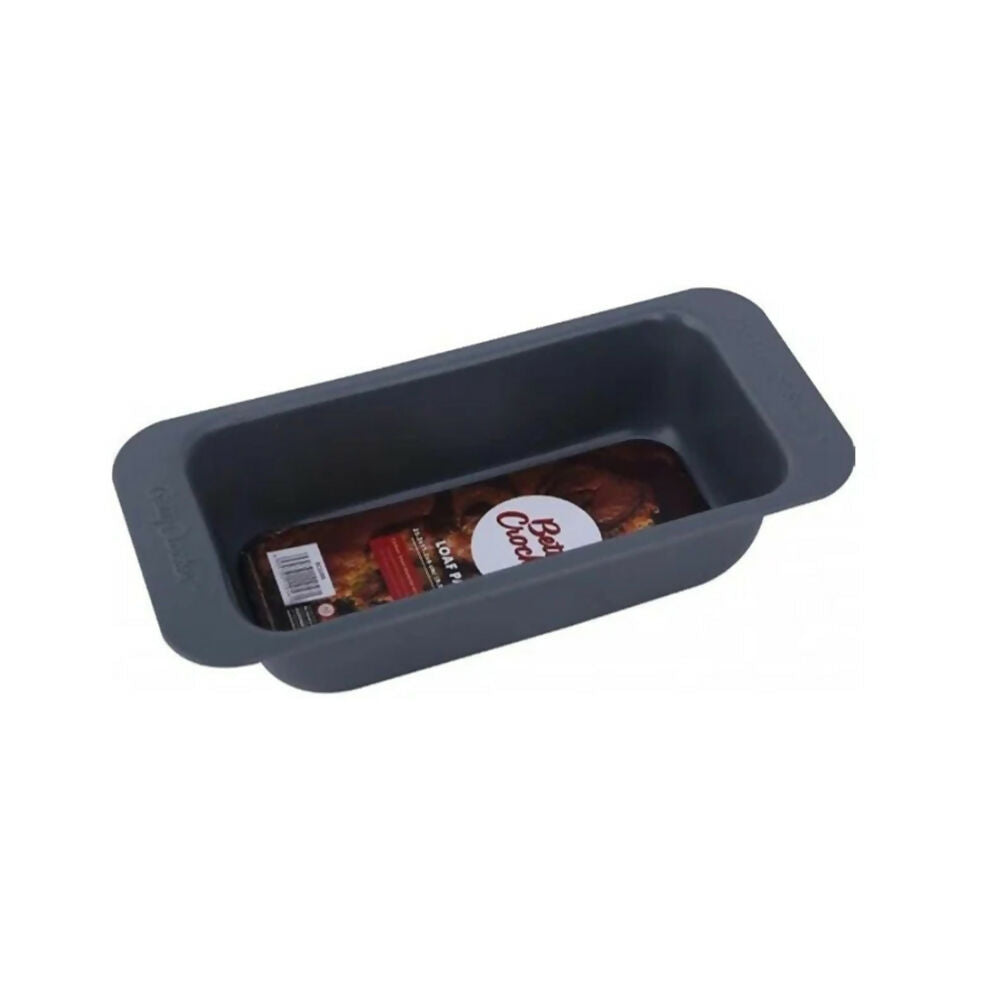 Betty Crocker Non-Stick Baking Loaf Pan, Durable Materials, Easy To Clean (25.2x11.2x6cm-Thickness 0.4MM) [Grey], BC1085