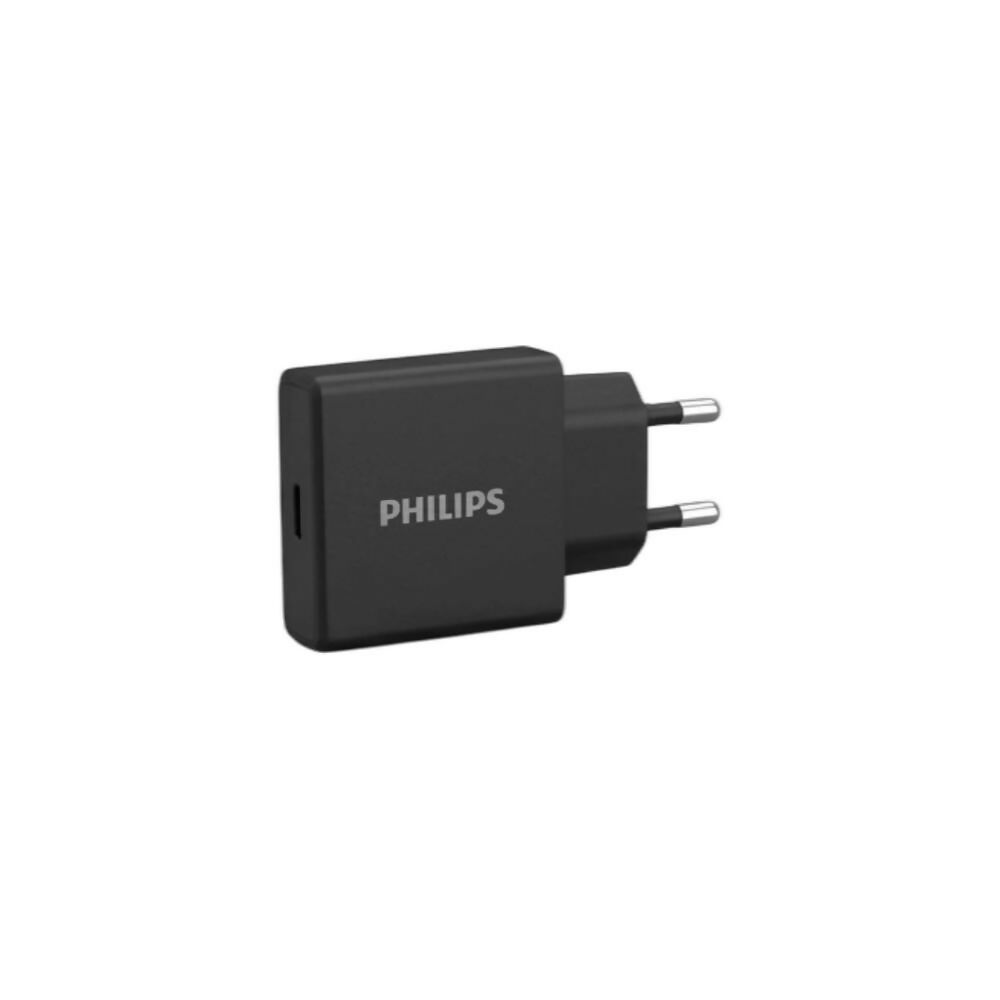 Philips Wall Charger Slim Type-C - 33W [Black], PHI-DLP4311CB