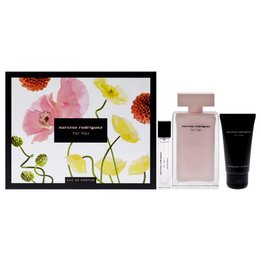 Narciso Rodriguez For Her Eau de Parfum 3-Piece Gift Set 50ml