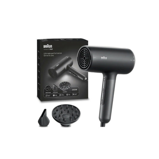 Braun Hairdryer Hair Dryer 2100W [Black], BRA-BRHD425SDE