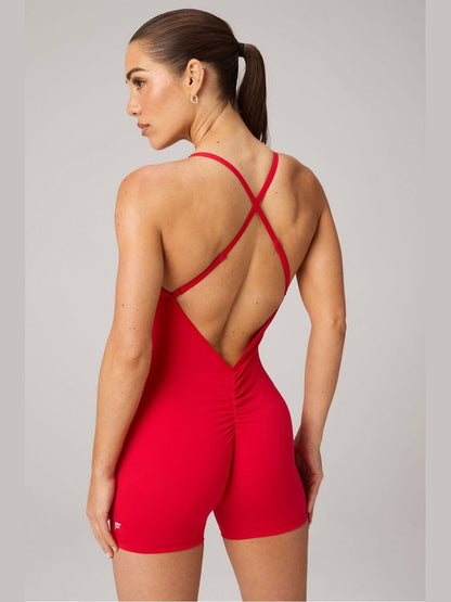 FABLETICS BOOTY SCRUNCH PURELUXE V-BACK JUMPSUIT 4