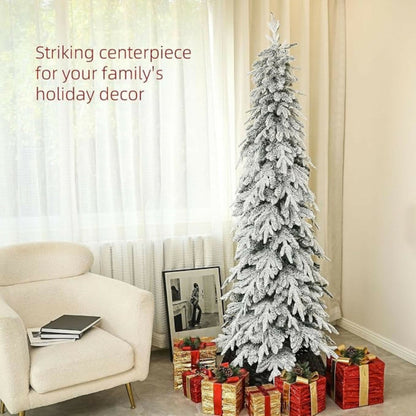 Lumi White Boy Christmas tree with LED light - 270cm HJT2643S